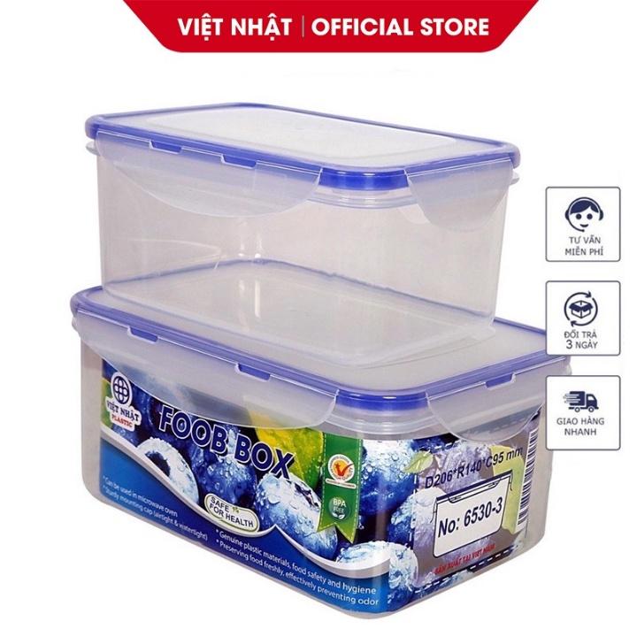 BỘ 3 HỘP ĐỰNG THỰC PHẨM NHỰA VIỆT NHẬT 6530