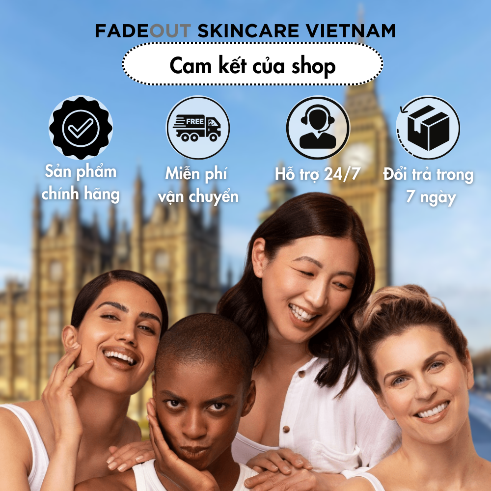Sữa Rửa Mặt Dưỡng Trắng Da FADEOUT | Trắng Sáng - Mờ Nếp Nhăn - Bổ Sung Collagen