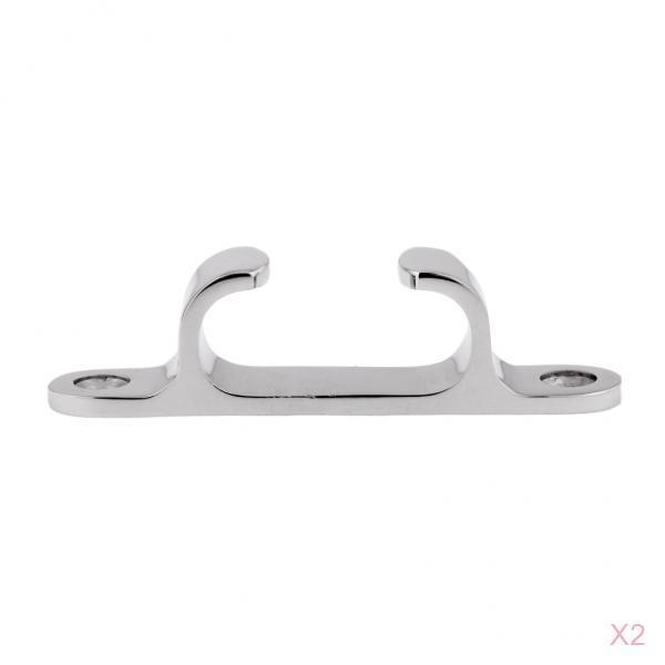 2pcs 5" Stainless Steel Straight Bow Chock Fairlead Marine   Cleat