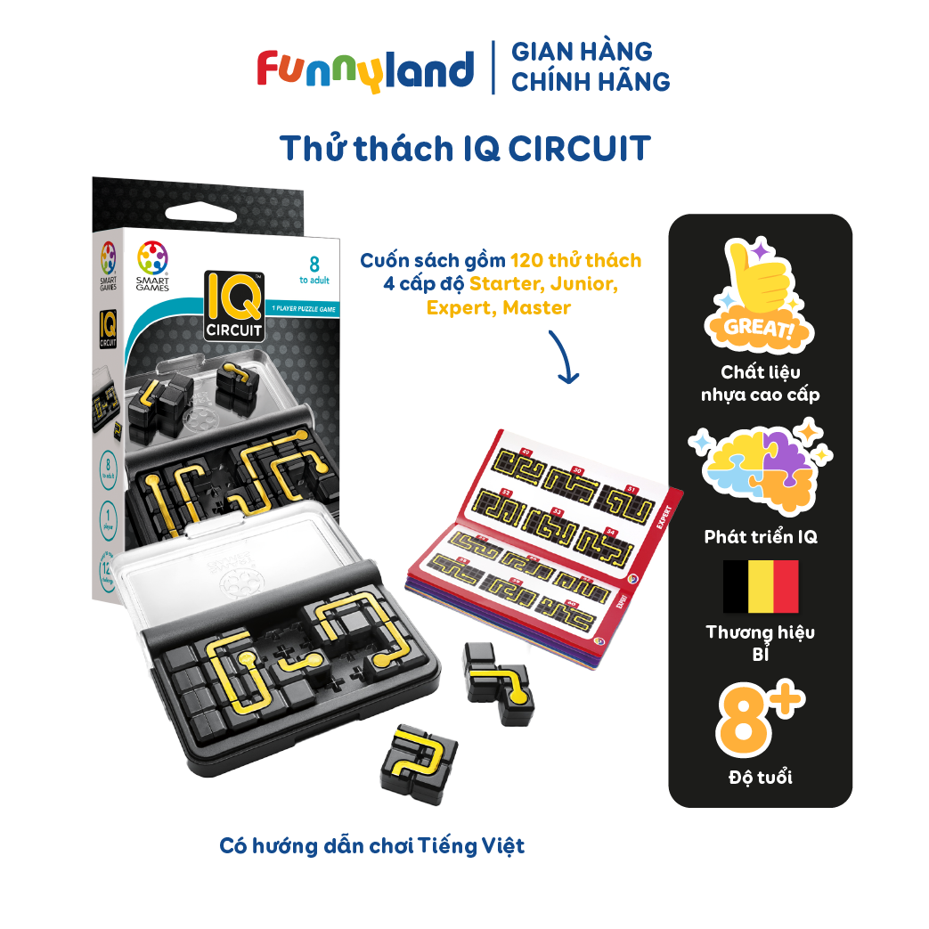 Đồ chơi trí tuệ Smart Games Thử thách IQ Circuit