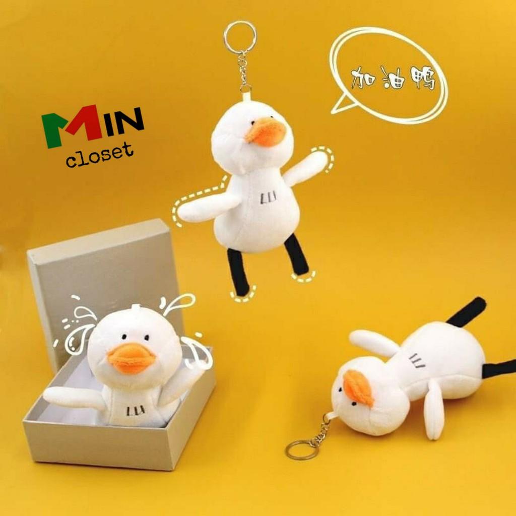 50K Móc khóa, cài balo siêu dễ thương VỊT TRẮNG