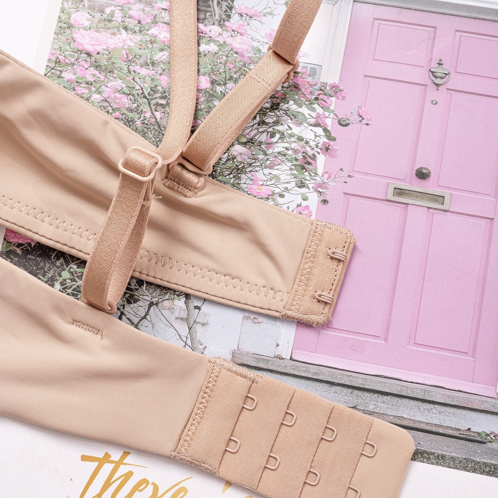 Áo ngực nữ đệm vừa cúp ngang ôm ngực chất liệu cotton mềm mại Lylylorem AL191