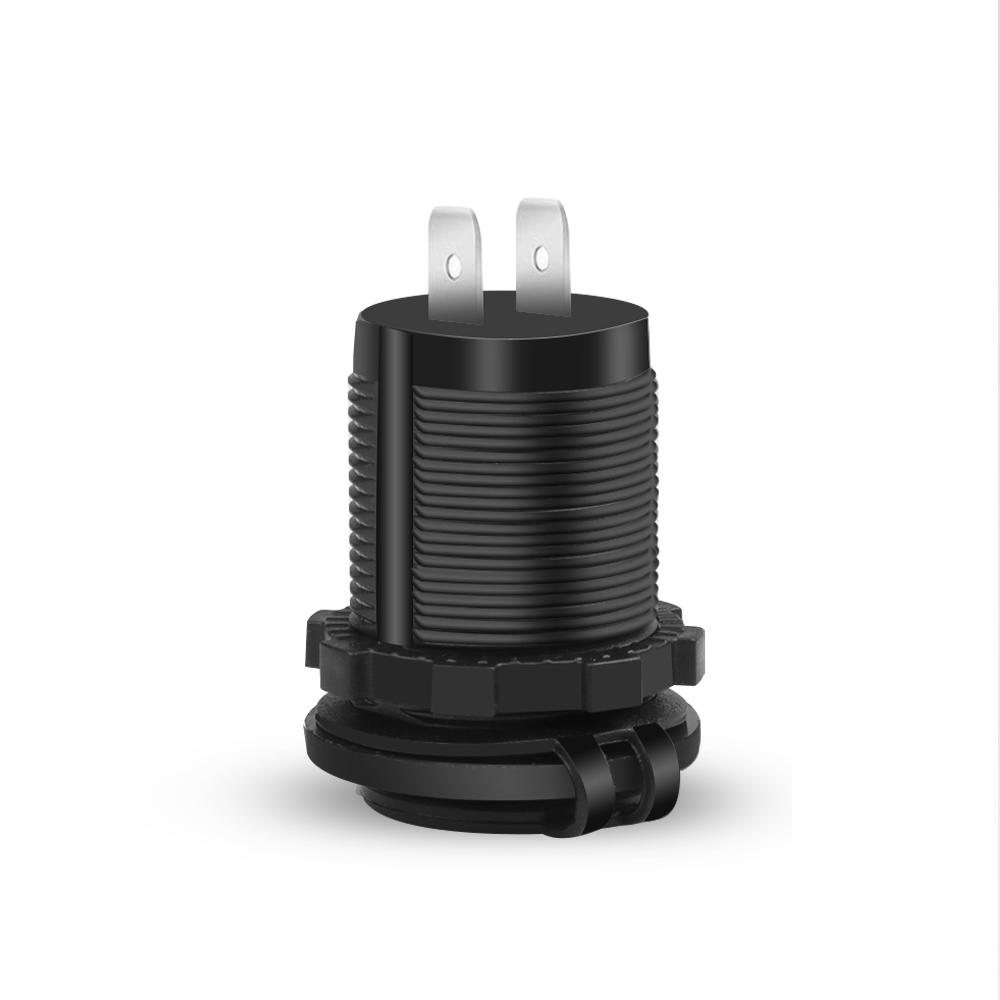 12V USB USB Port Light Outlet Outlet Outlet Bộ sạc LED Voltmeter Waterprooter Mobile Phone Bộ điều hợp sạc thông minh