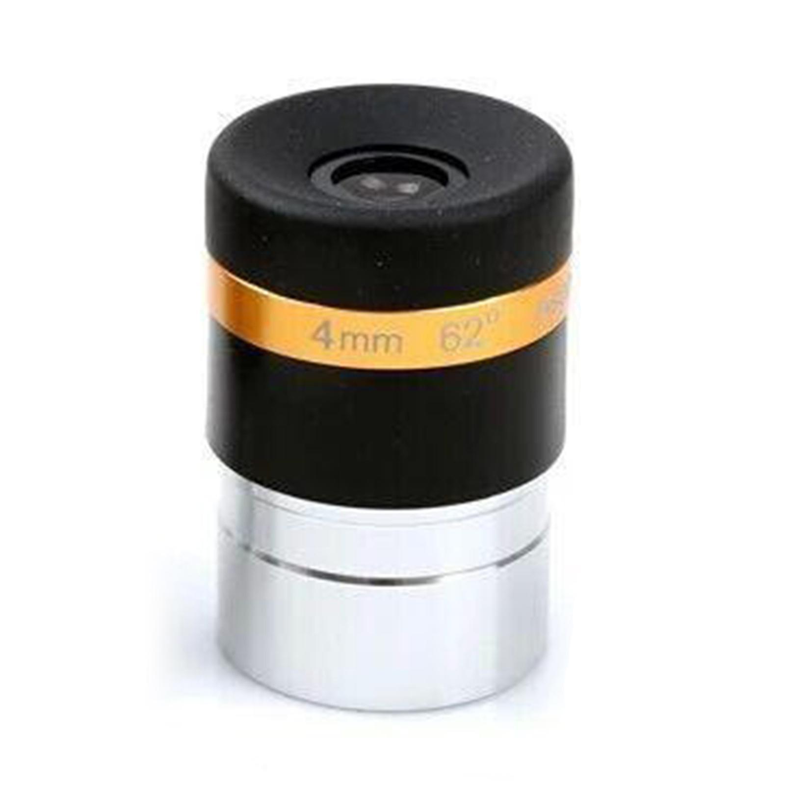 1.25 "62 Degree 4mm Eyepiece Lens Aspherical Wide Angle HD Multi-Coated Eyes for Astronomical Telescope