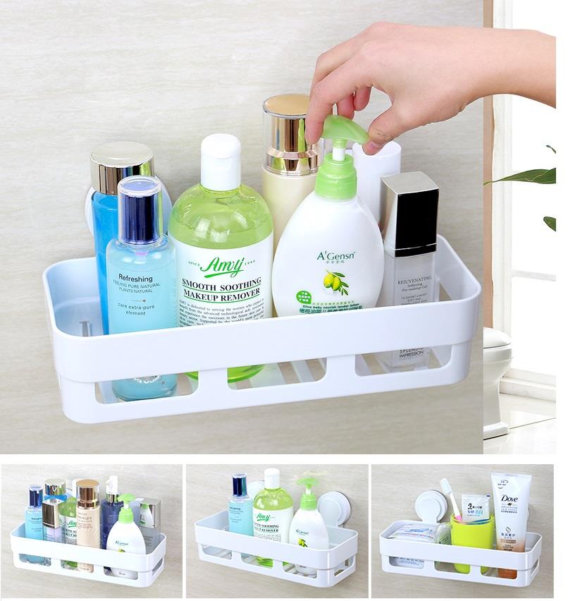 Combo 3 kệ nhà tắm dính tường chắc chắn tiện dụng - giao màu ngẫu nhiên