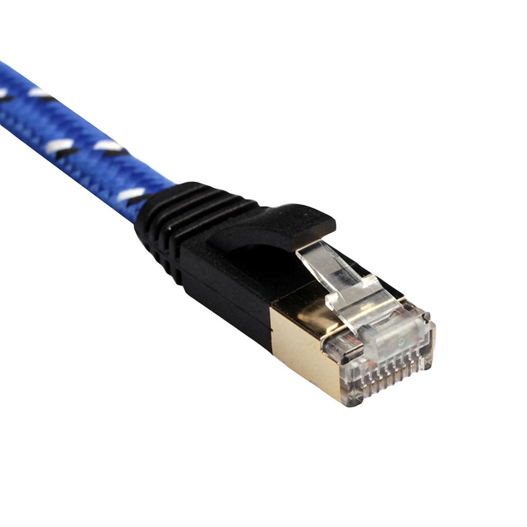 Ethernet Cable,CAT7 LAN Network Cable RJ45 High Speed Patch Cord Gold Plated Lead for Switch/Router/Modem/Patch Panel 1/1.8/3/5/8/10/15/20m