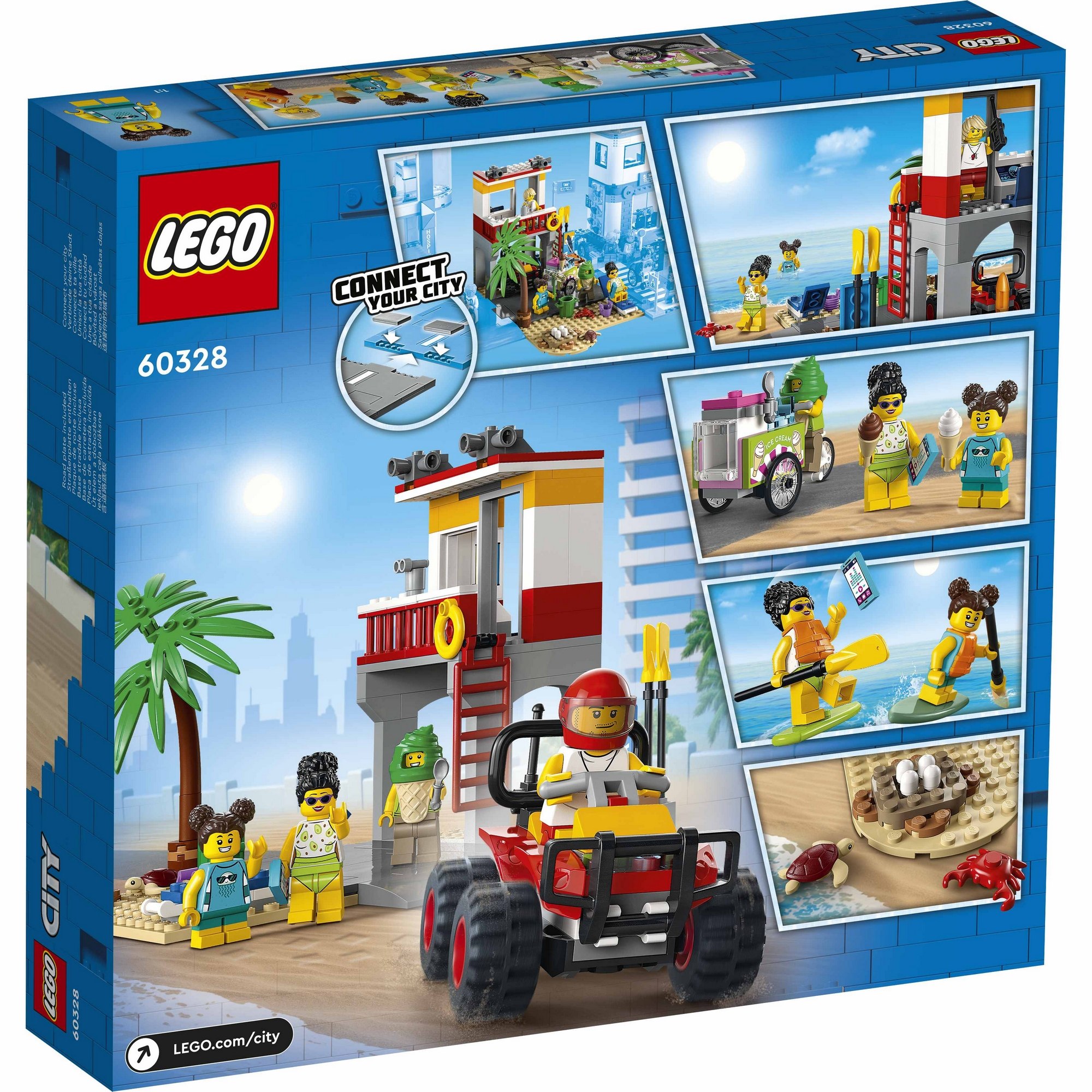 LEGO City 60328 Trạm cứu hộ biển (211 chi tiết)