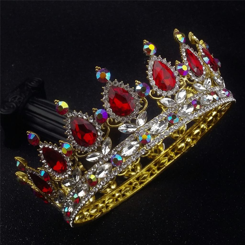 Wedding Bride Tiara Crystal Headband Royal Princess Crown Hair Accessory