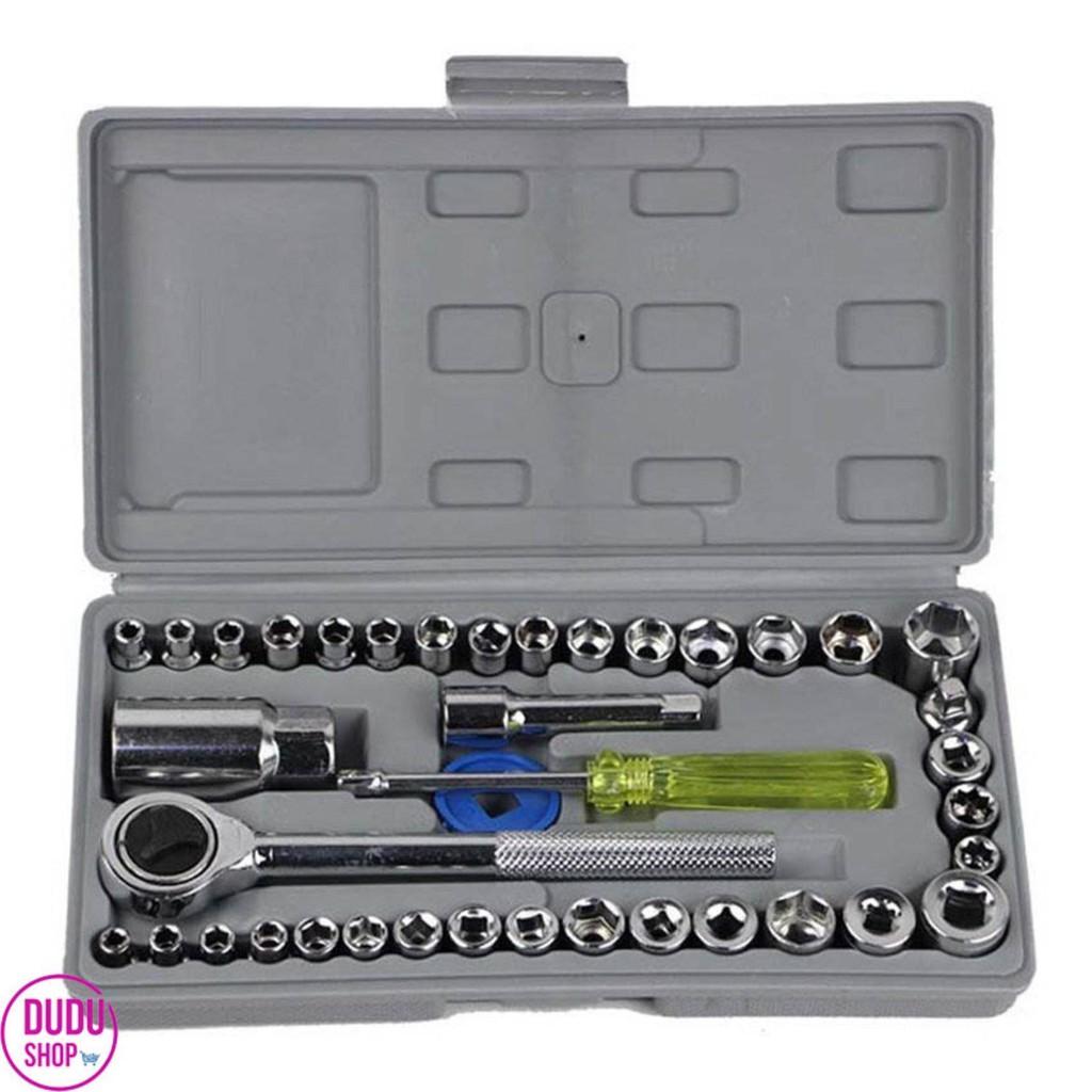Bộ khẩu mở siết ốc vít & buri siêu tiện ích 40 chi tiết