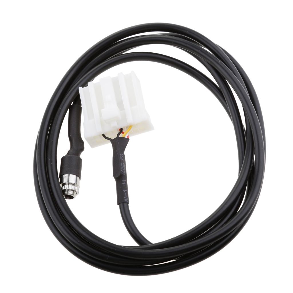 Car 3.5mm AUX Audio Input Female Adapter Cable For Mazda 2 3 5 6 MX5 RX8