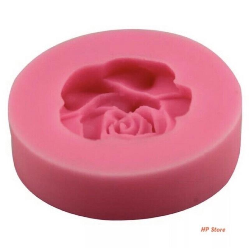 Khuôn Hoa Hồng Nhung 4D Silicon To Nấu Các Món, Rau Câu, Bánh, Sôcôla,...Món Ăn Thêm Đẹp Mắt