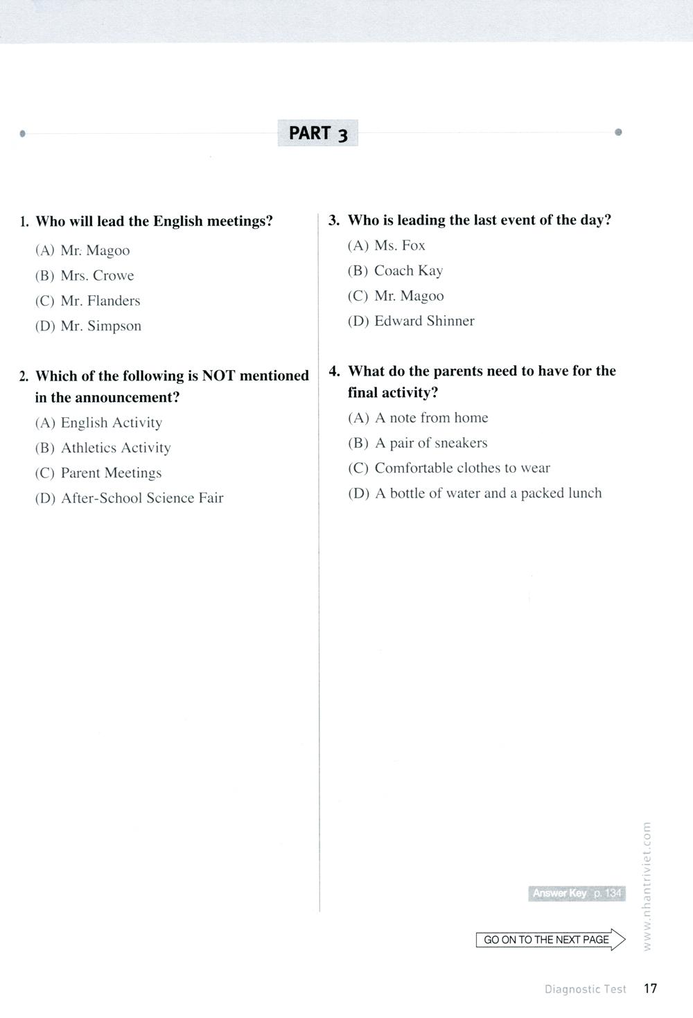 Master Toefl Junior Intermediate: Reading Comprehension (Kèm Cd) - 2019