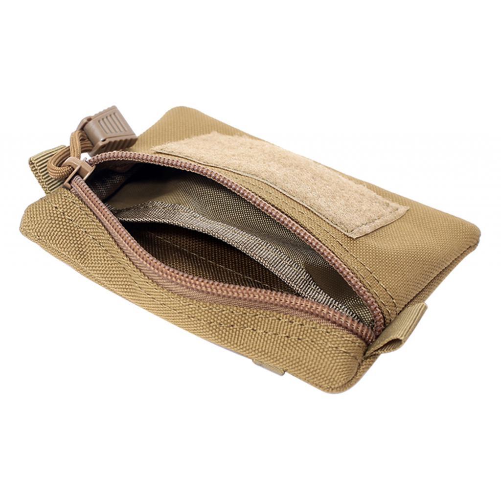 2pcs Wallet Key Pouch Molle Gadget Pouch Accessory Bag