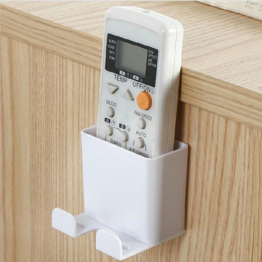 Kệ Sạc Điện Thoại, treo remote, đựng đồ cá nhân treo tường tiện dụng