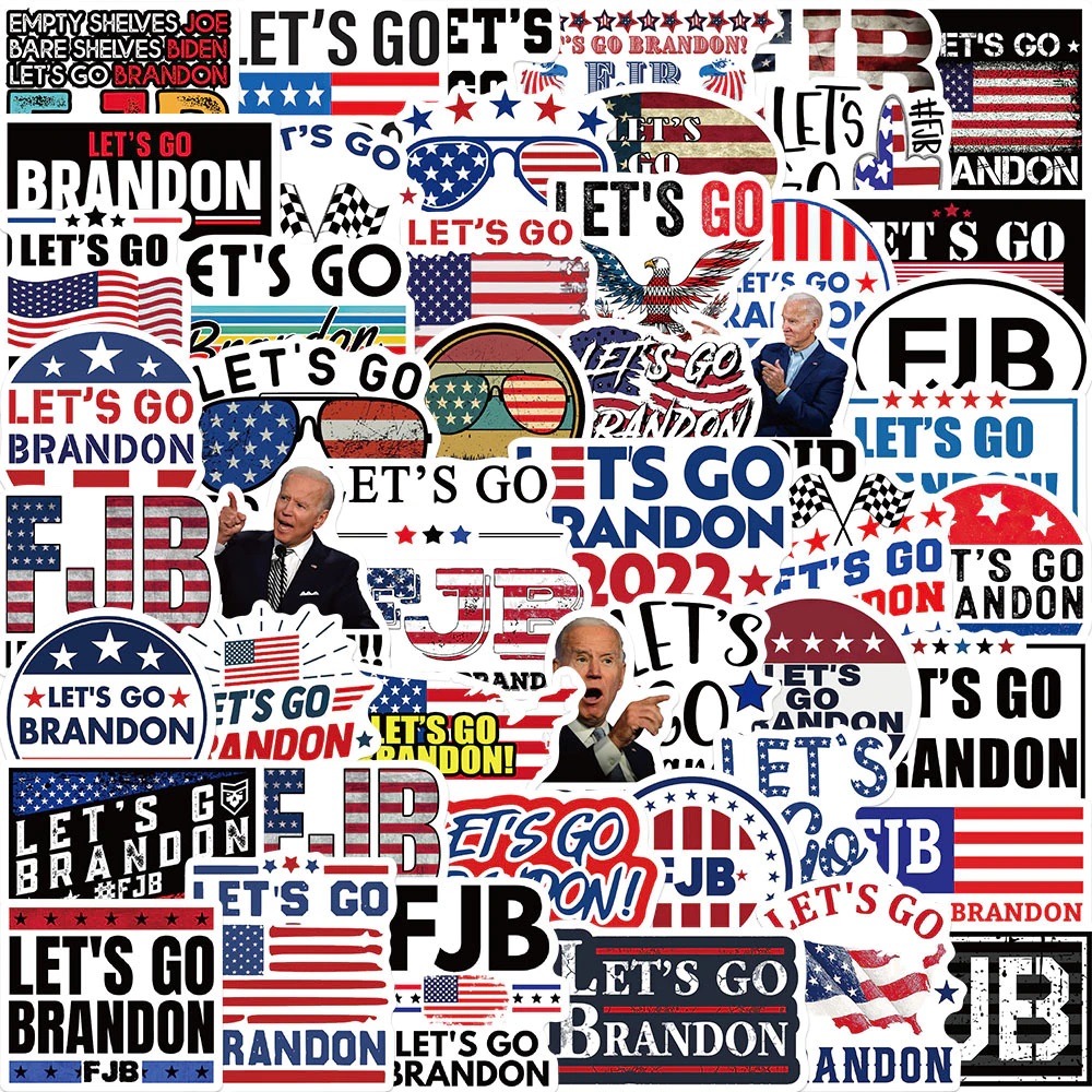 Bộ 20 Sticker hình dán chủ đề nước Mỹ trang trí mũ bảo hiểm, đàn, guitar, ukulele, điện thoại laptop