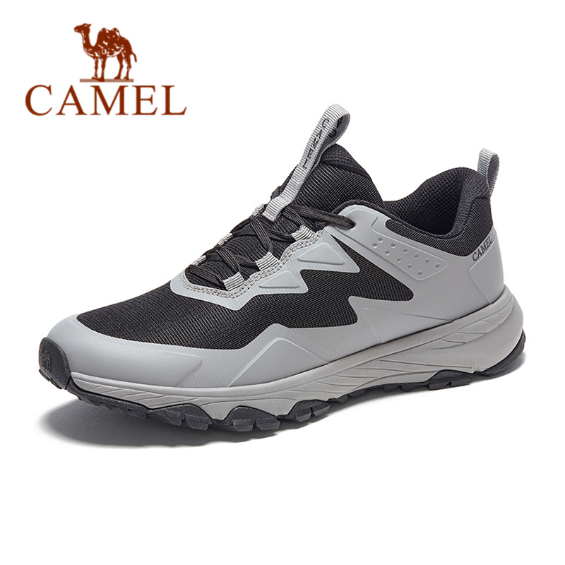Giày nam CAMEL giày đi bộ đường dài ngoài trời cho nam giày cổ thấp thoáng khí thể thao thông thường chống trơn trượt giày đi bộ ngoài trời chịu mài mòn