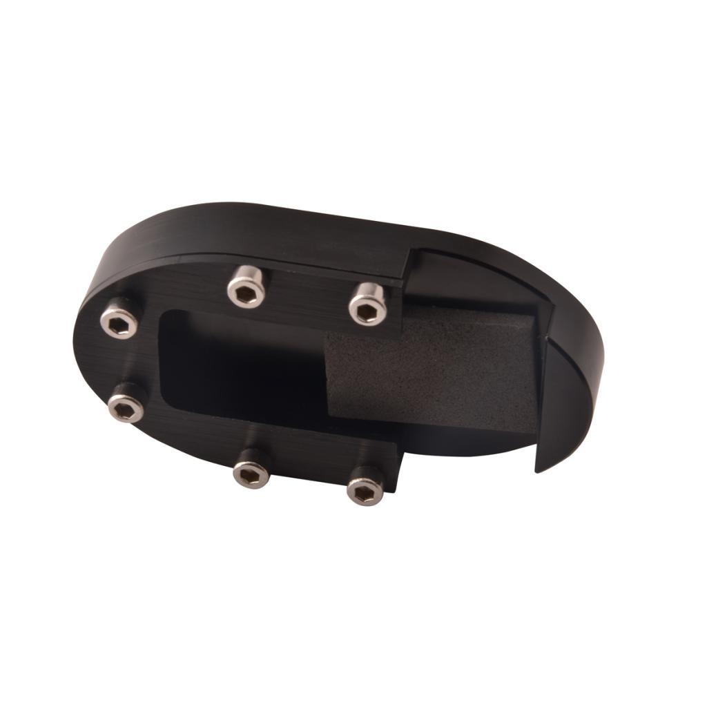 Black Aluminum Footrest Brake Pad Cover Protector Motorbike ATV Accessories