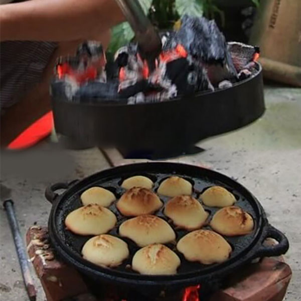Khuôn Làm Bánh Bông Lan Nướng Dragon Gang Loại 1 Nặng 2Kg Chống Dính Chống Bể
