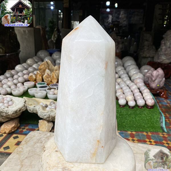 Trụ lục giác thạch anh trắng giúp củng cố dương khí-7.4kg -T581