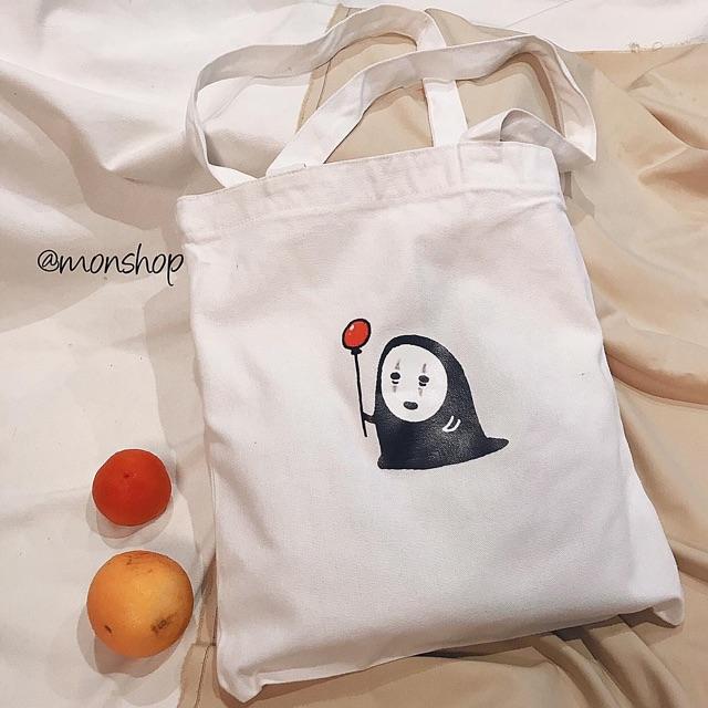 TÚI TOTE VẢI ULZZANG TÚI TOTE VINTAGE VÔ DIỆN