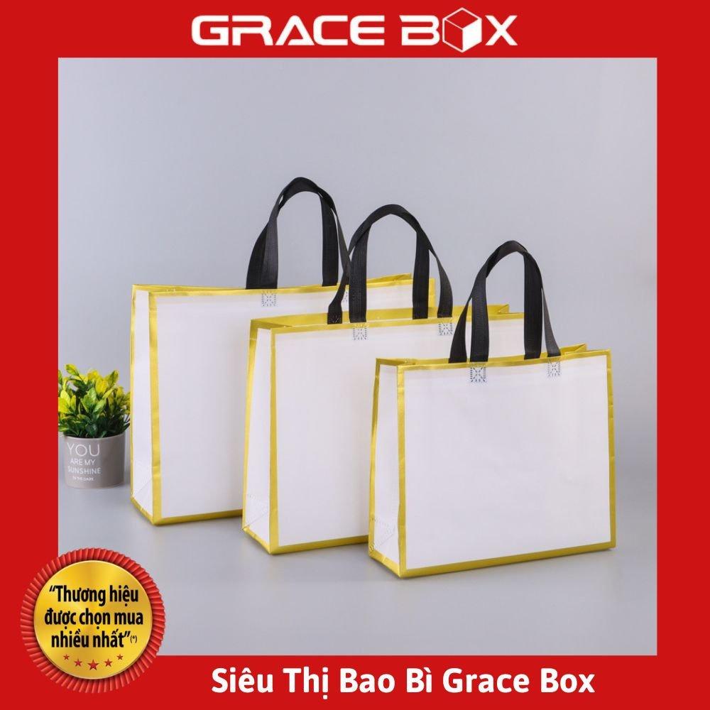 Túi Vải Môi Trường Cán Màng PP Chống Thấm Hàng Cao Cấp - Sang Trọng - Siêu Thị Bao Bì Grace Box