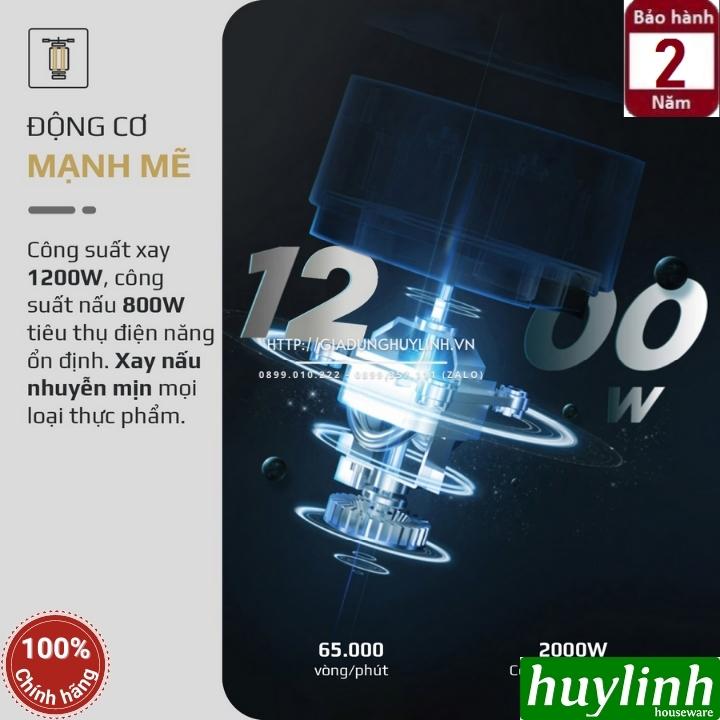 Máy xay nấu sữa hạt đa năng Olivo CB20 - 1.75 lít - 2 Cối - Tặng sách công thức - Hàng chính hãng