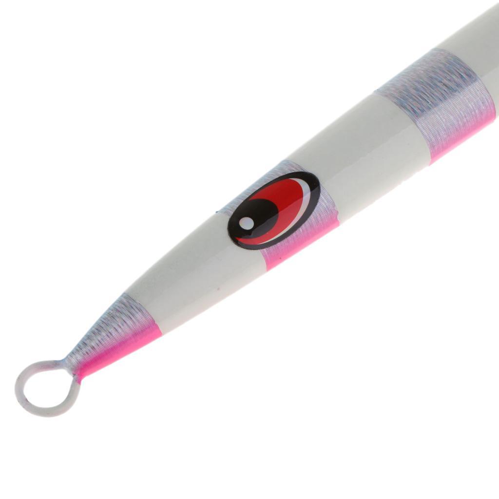 200g 19.8cm Metal Fishing Lure Vertical Jigging Bait Hard Heavy Weight Bait Crankbait for Casting
