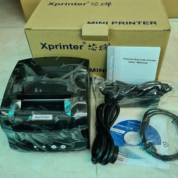 Máy in tem trà sữa Xprinter XP-318B Hàng chính hãng