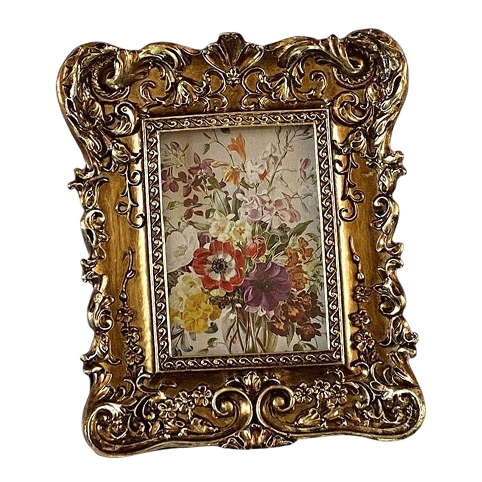 Photo Frame Photo Holder Wall Desktop Resin Picture Frame for Decoration