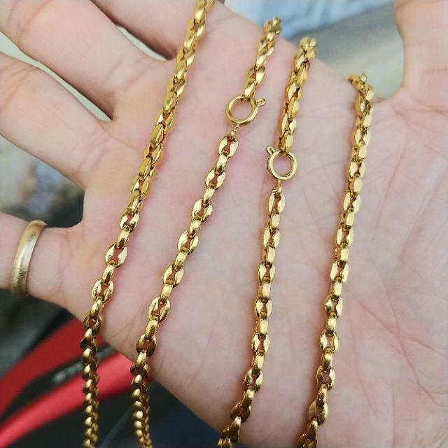 Dây Chuyền Mắc Xích Nhỏ Kiểu Bầu Không Phai Màu- Mang lâu dài tắm rửa thoải mái