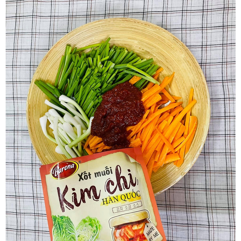 Combo 1 hộp Xốt Muối Kim Chi Barona 180g