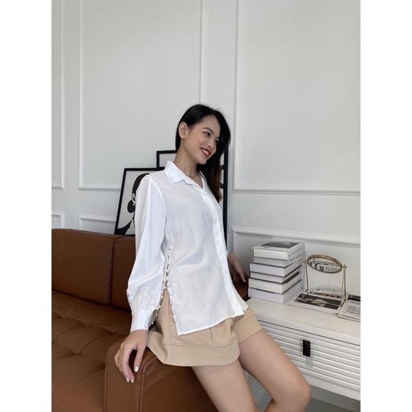 Quần Shorts cạp cao ống rộng REVERCLOTHINGS Emily