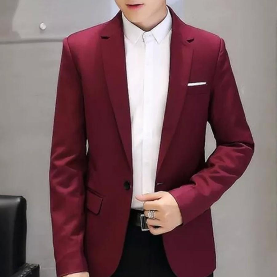 Áo vest nam Cao Cấp full size màu Đỏ Rượu