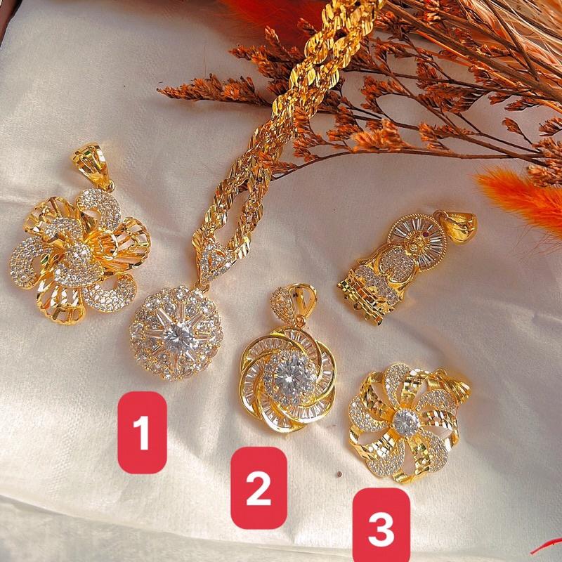 Mặt dây chuyền mạ vàng 18k bền màu