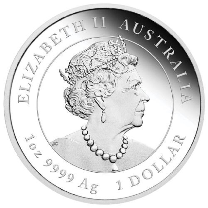 Xu lưu niệm của Úc hình con Trâu màu Bạc tặng kèm hộp nhung, vật phẩm phong thủy cầu may mắn, sung túc, dùng trưng bày bàn sách, mang theo trong túi, làm quà tặng, tiền lì xì - SP002453