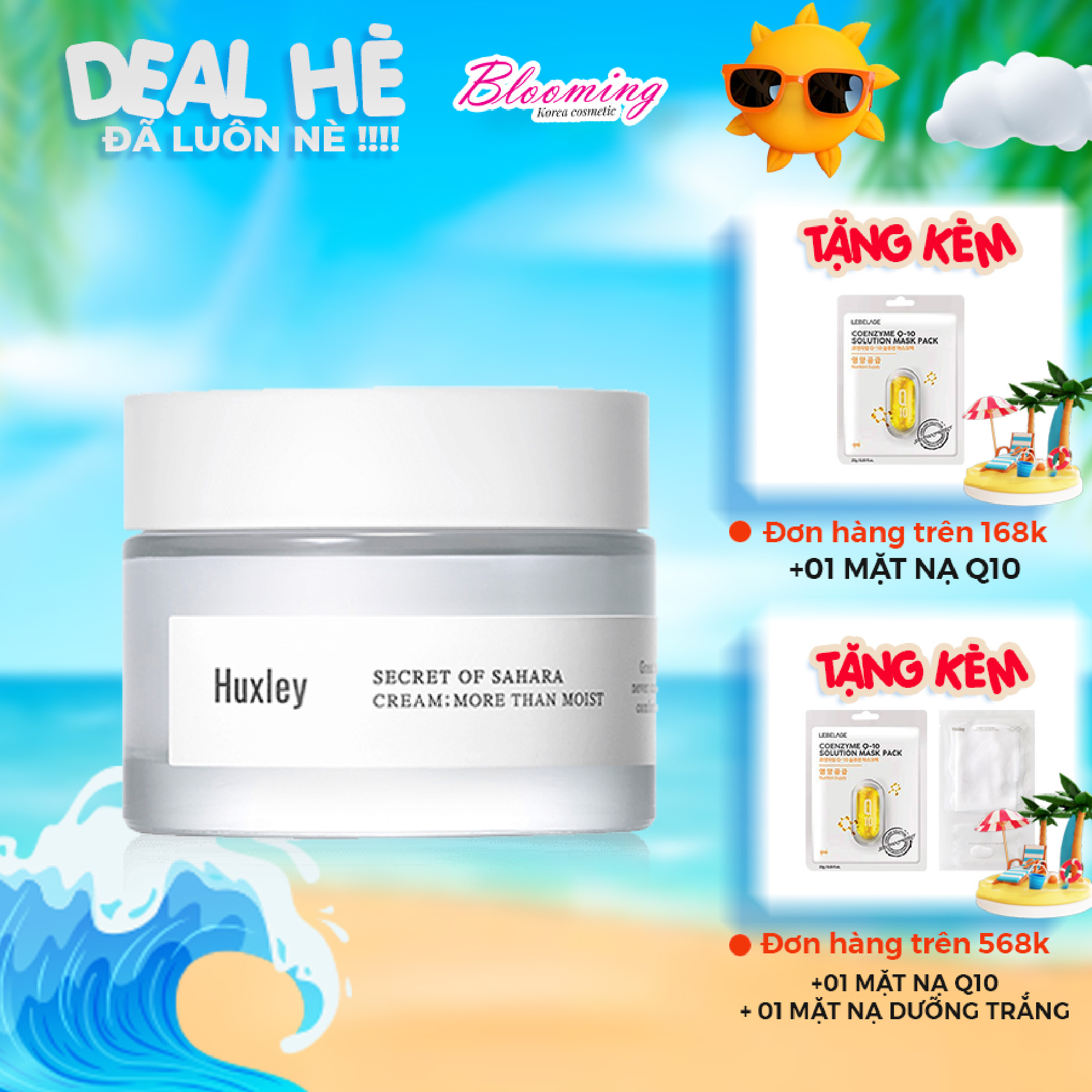 Kem Dưỡng Ẩm Chuyên Sâu Cho Da Rất Khô Và Viêm Da Cơ Địa Huxley Cream More Than Moist 50ml