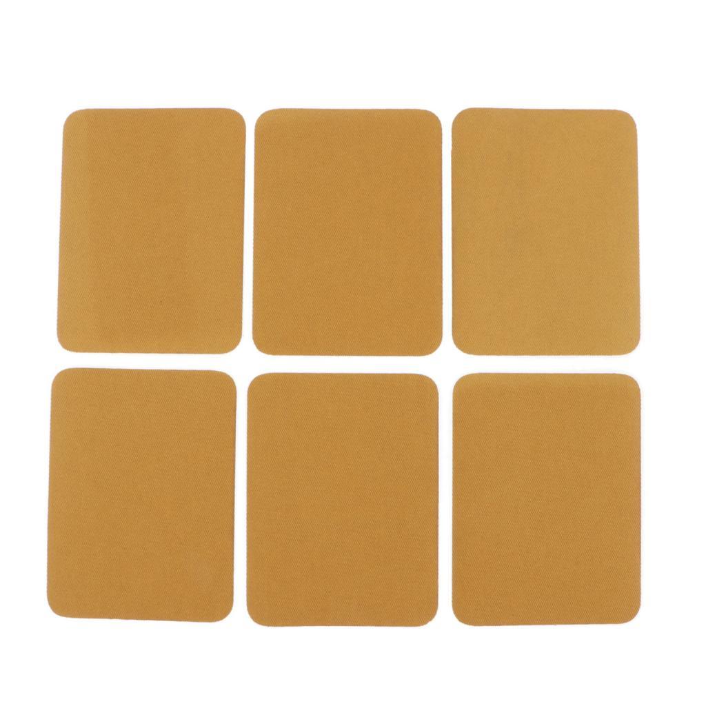 6 Cái Sắt Trên Jean Bản Vá Lỗi Sửa Chữa Quần Jean Cho áo Khoác Quần áo