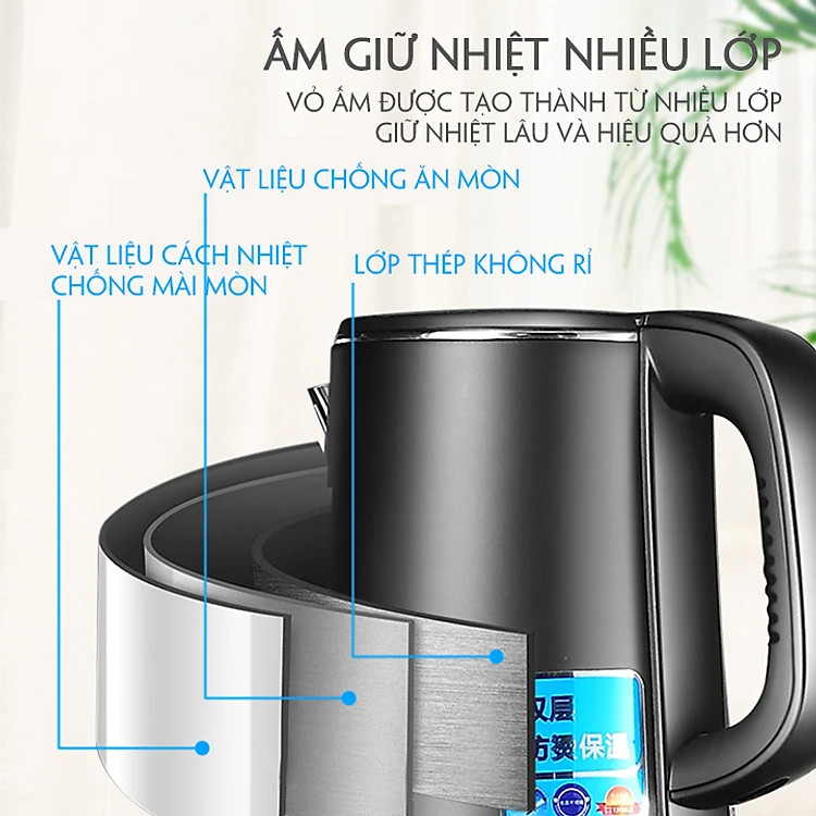 Cây nước nóng thông minh có ĐIỀU KHIỂN TỪ XA tặng kèm bình trà và ấm siêu tốc, cây nước nóng âm bình tự động hút nước lên