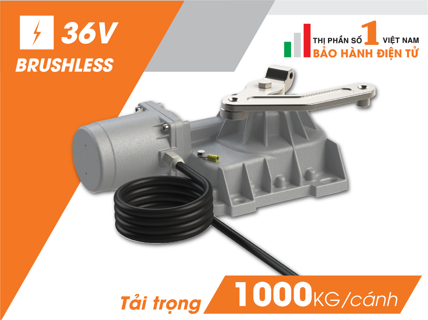 Cổng tự động âm sàn Roger Italia Br21/362