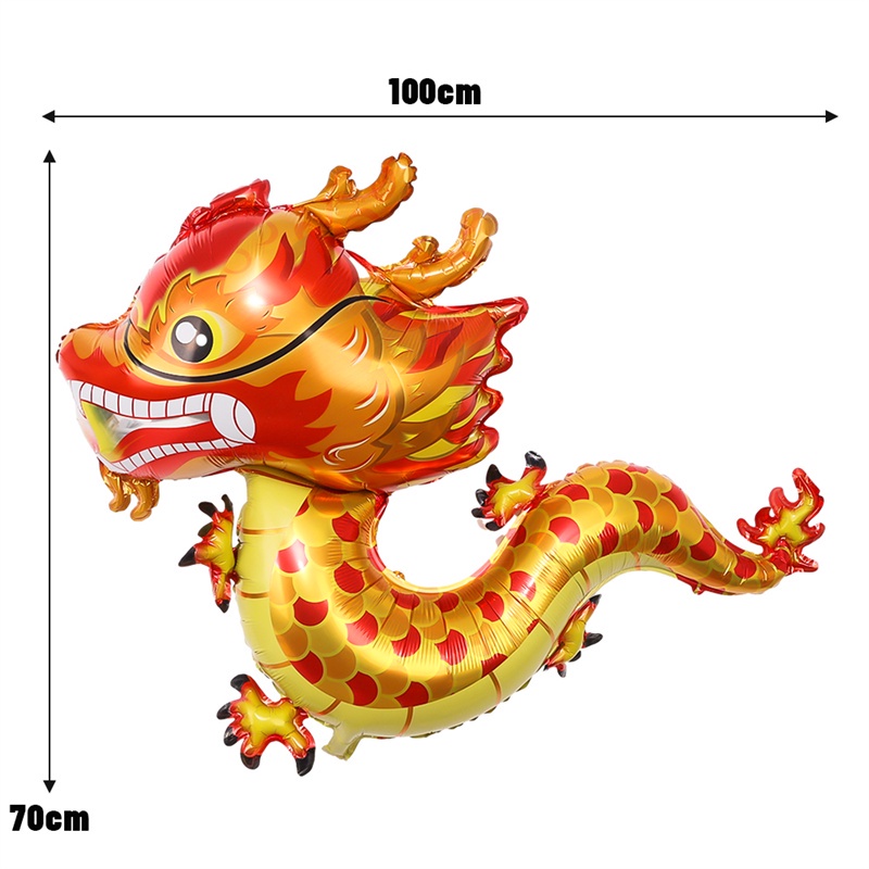 Bong Bóng Kiếng Hình Rồng Mừng Năm Mới / Tết / Chúc Mừng Năm Mới Giáp Thìn 2024