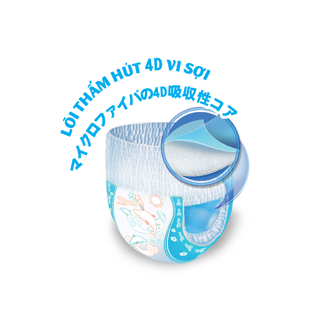 Tã Quần Siêu Mềm Size L 20 Miếng - Bỉm Quần Nyna