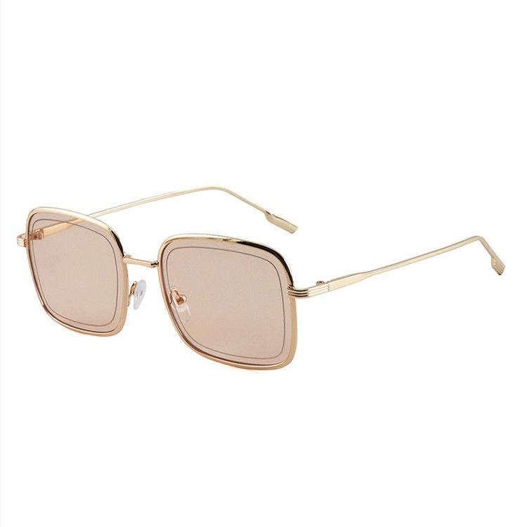 Kính mát gọng thép không gỉ hình vuông thời trang UNISEX