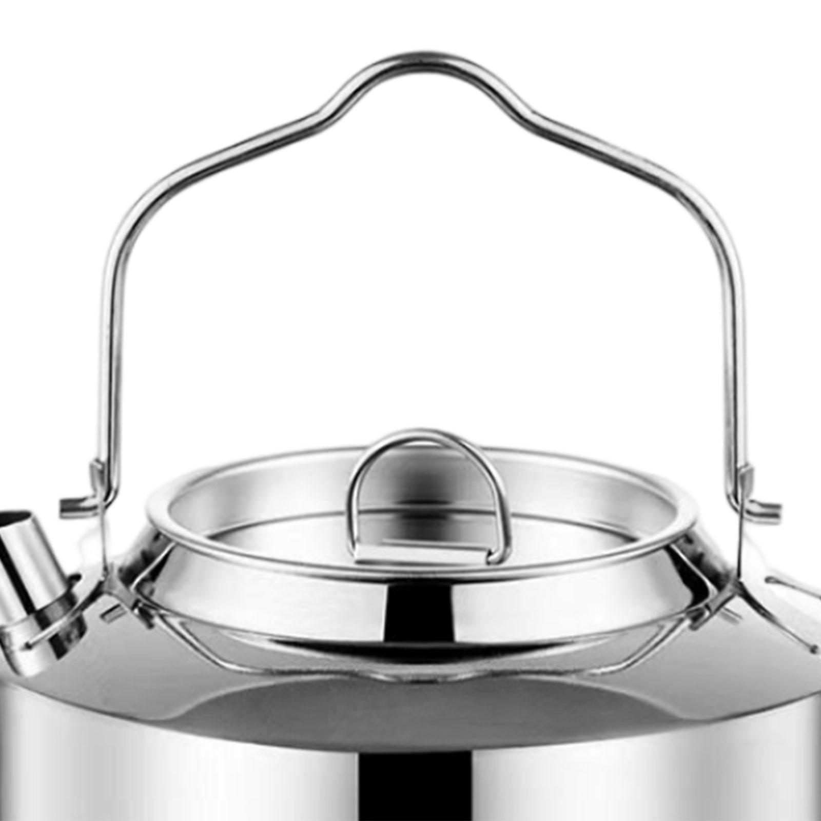 Tea Kettle Coffee Pot Stainless Steel Camping Kettle for Camping Accessories