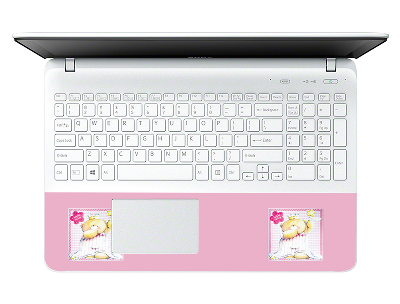 Mẫu Dán Decal Laptop Hoạt Hình Laptop LTHH-145 cỡ 13 inch