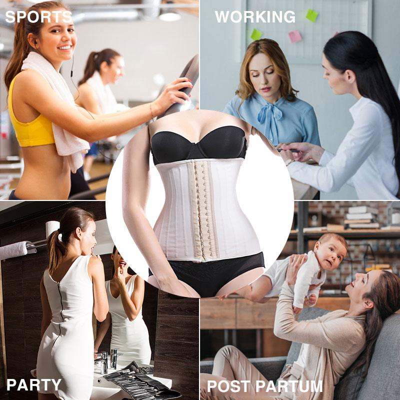 25 Xương Thép Eo Huấn Luyện Cao Su Ôm Body Shaper Cincher Corset Giảm Béo Người Mẫu Dây Shaper Quần Lót Giảm Béo Dây Chéo