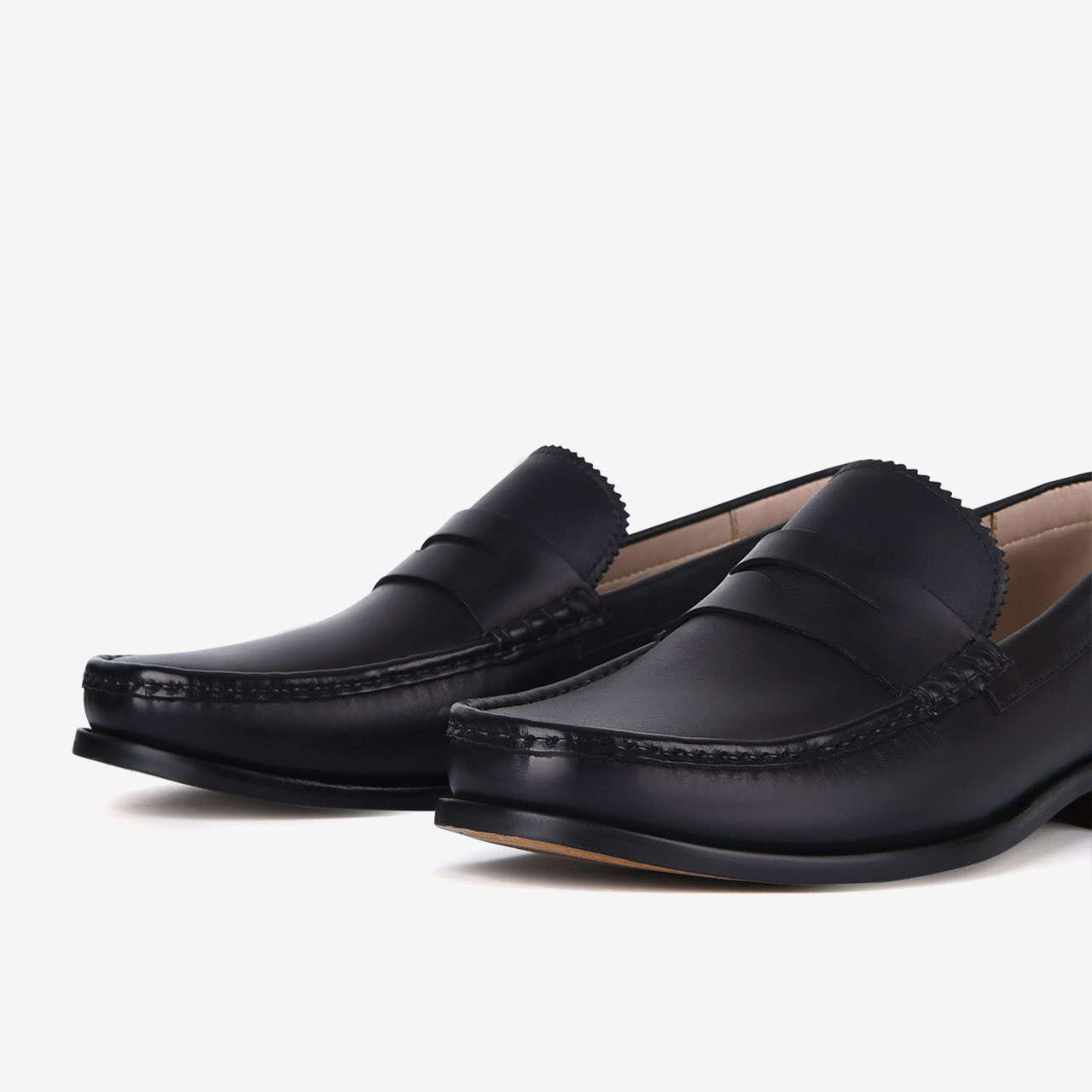 Giày lười nam Đông Hải thiết kế Penny Loafer da bò cao cấp đế cao su cao 3cm dễ di chuyển - G0614