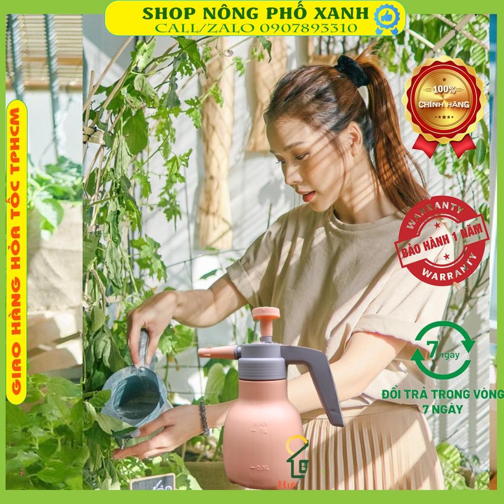 Bình tưới cây 2 lít nhựa cao cấp béc phun điều chỉnh được, tưới cây văn phòng, cây nhỏ bonsai, sen đá mini cầm tay