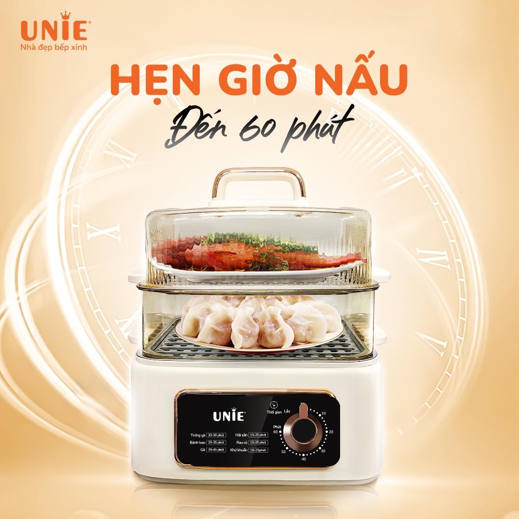 Nồi Lẩu Điện Đa Năng Unie UE660, Hầm Hấp Lẩu Kết Hợp 3 in 1, Hàng Chính Hãng