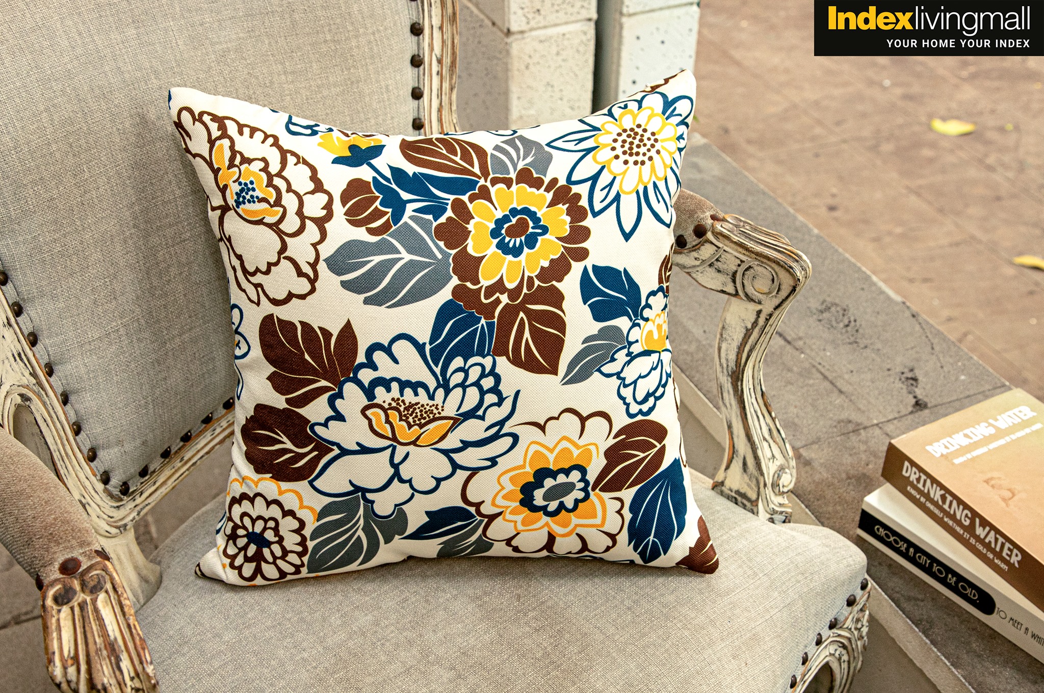 Vỏ Gối Tựa Index Living Mall LeaF 40x40 cm