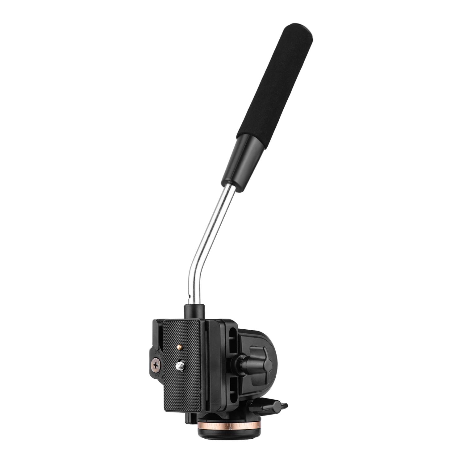 Máy ảnh chuyên nghiệp với Đầu chân máy giảm chấn 6kg có tay cầm 1/4 inch Nhả nhanh